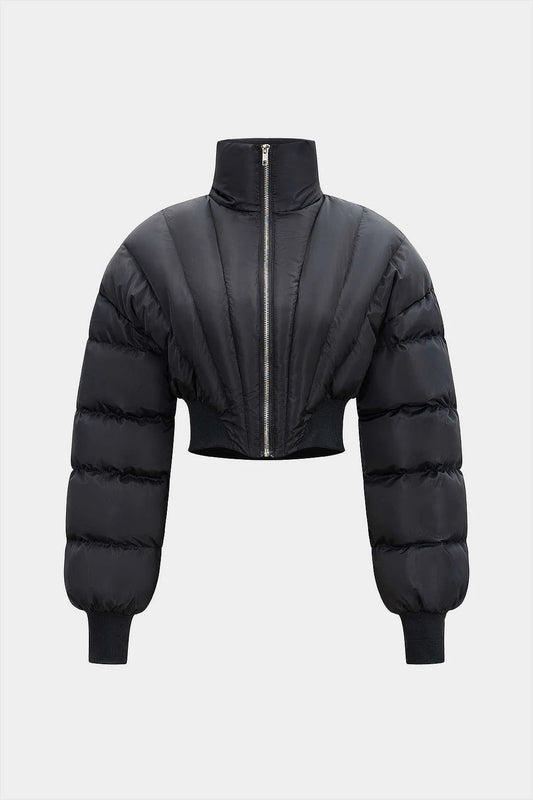 Puffer crop jacket