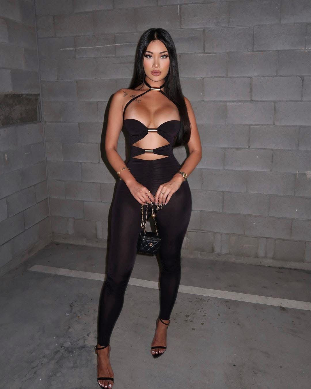 Black Cut Out Jumper