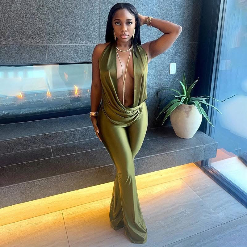 Draped Jumpsuit