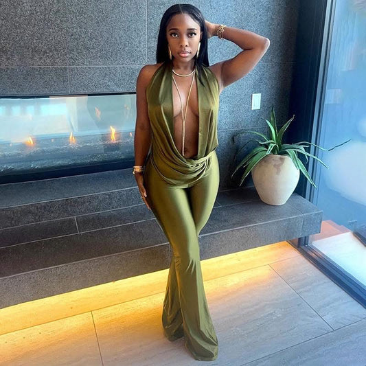 Draped Jumpsuit